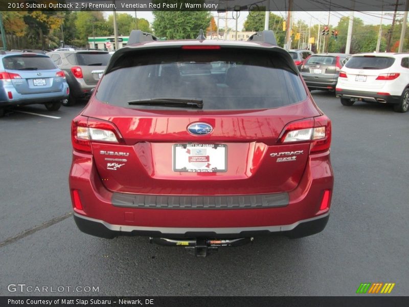 Venetian Red Pearl / Warm Ivory 2016 Subaru Outback 2.5i Premium