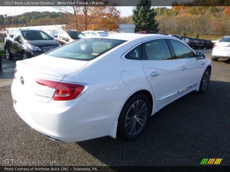 White Frost Tricoat / Brandy 2017 Buick LaCrosse Essence