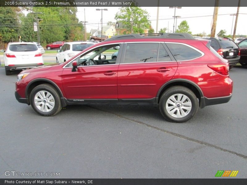 Venetian Red Pearl / Warm Ivory 2016 Subaru Outback 2.5i Premium