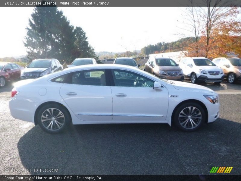 White Frost Tricoat / Brandy 2017 Buick LaCrosse Essence