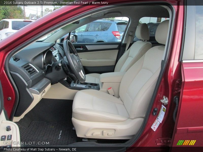Venetian Red Pearl / Warm Ivory 2016 Subaru Outback 2.5i Premium