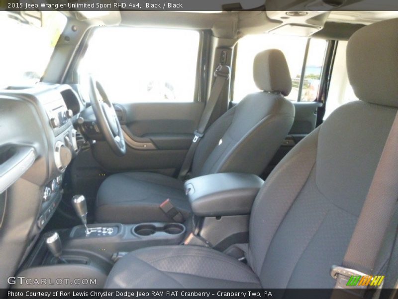 2015 Wrangler Unlimited Sport RHD 4x4 Black Interior