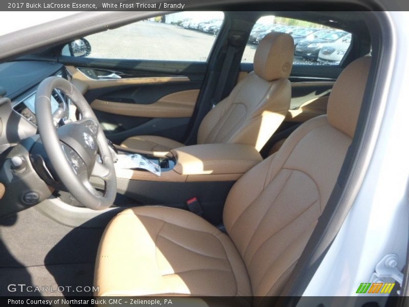 White Frost Tricoat / Brandy 2017 Buick LaCrosse Essence
