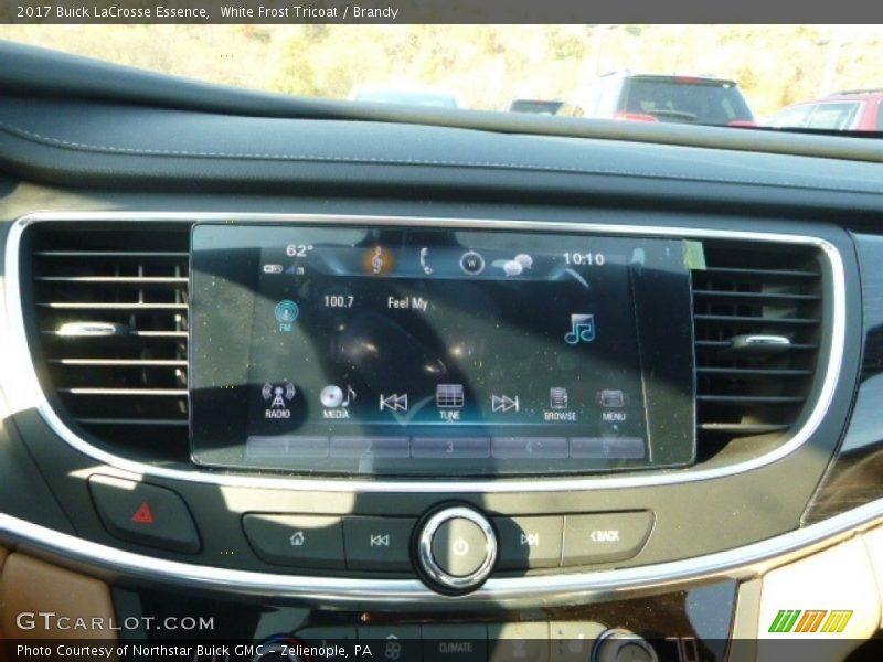 White Frost Tricoat / Brandy 2017 Buick LaCrosse Essence