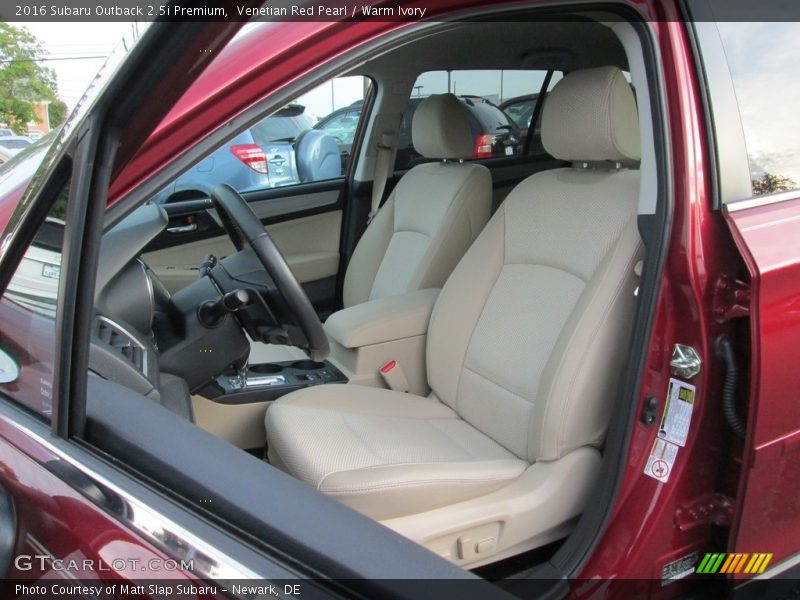 Venetian Red Pearl / Warm Ivory 2016 Subaru Outback 2.5i Premium