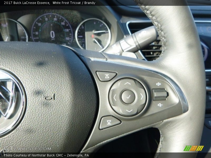 White Frost Tricoat / Brandy 2017 Buick LaCrosse Essence
