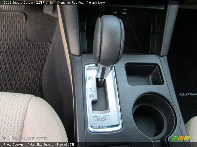 Venetian Red Pearl / Warm Ivory 2016 Subaru Outback 2.5i Premium