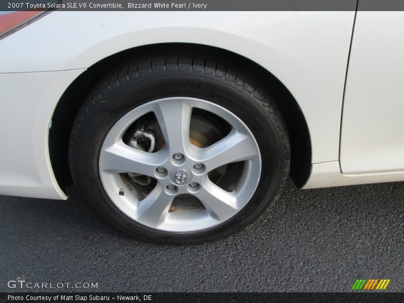 Blizzard White Pearl / Ivory 2007 Toyota Solara SLE V6 Convertible