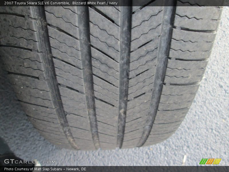 Blizzard White Pearl / Ivory 2007 Toyota Solara SLE V6 Convertible