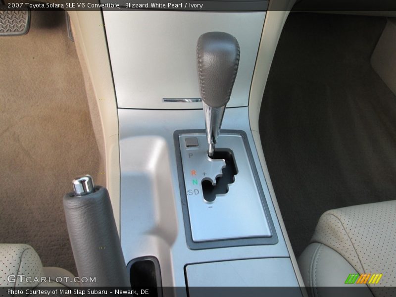 Blizzard White Pearl / Ivory 2007 Toyota Solara SLE V6 Convertible