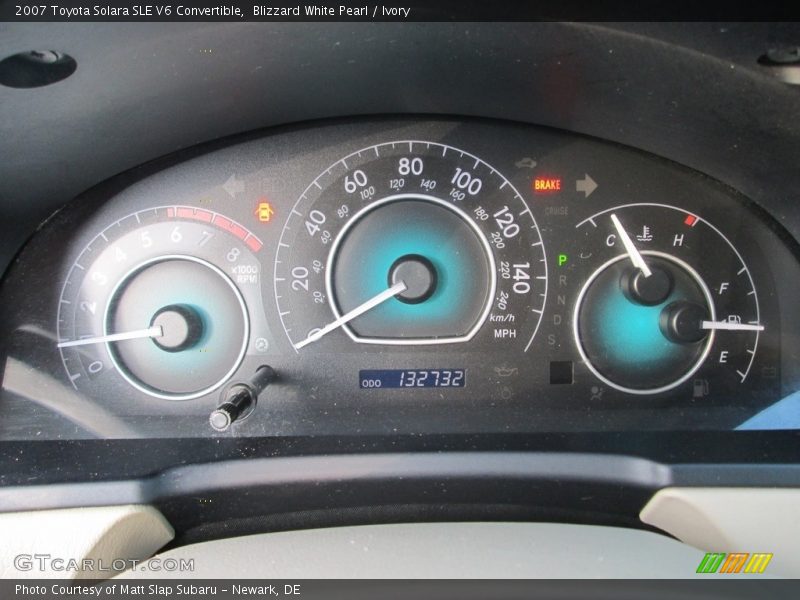 Blizzard White Pearl / Ivory 2007 Toyota Solara SLE V6 Convertible