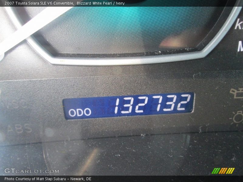 Blizzard White Pearl / Ivory 2007 Toyota Solara SLE V6 Convertible