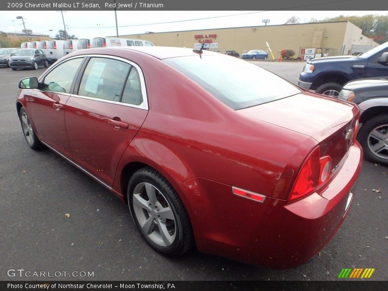 Red Jewel / Titanium 2009 Chevrolet Malibu LT Sedan