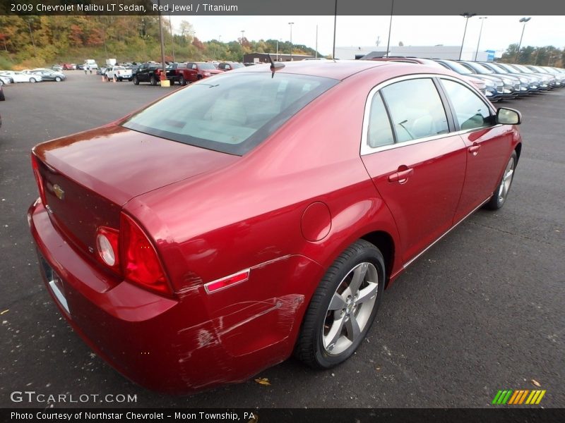 Red Jewel / Titanium 2009 Chevrolet Malibu LT Sedan