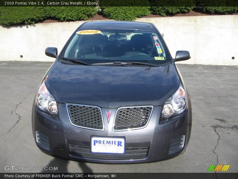 Carbon Gray Metallic / Ebony 2009 Pontiac Vibe 2.4