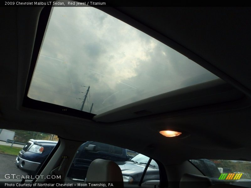Red Jewel / Titanium 2009 Chevrolet Malibu LT Sedan