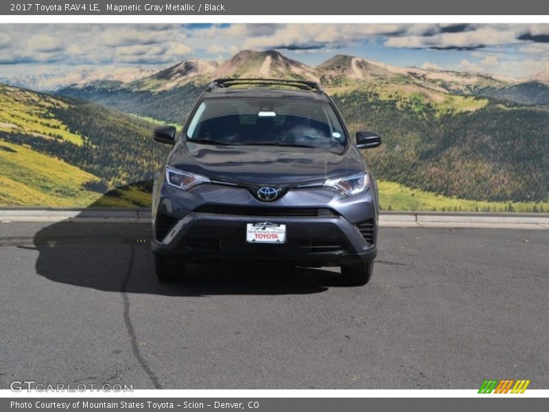 Magnetic Gray Metallic / Black 2017 Toyota RAV4 LE