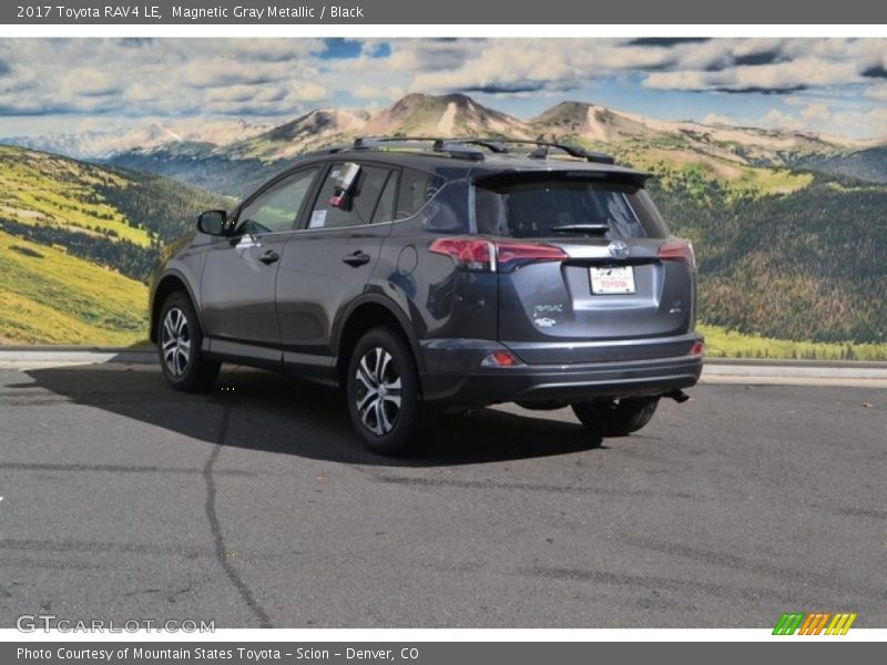 Magnetic Gray Metallic / Black 2017 Toyota RAV4 LE