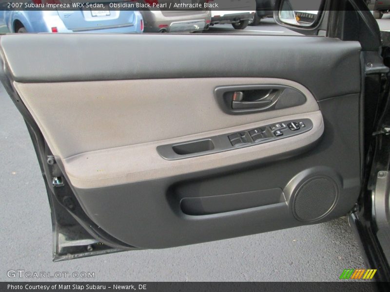 Obsidian Black Pearl / Anthracite Black 2007 Subaru Impreza WRX Sedan