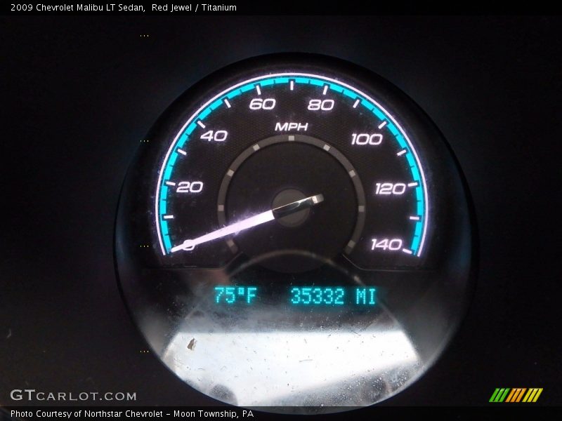 Red Jewel / Titanium 2009 Chevrolet Malibu LT Sedan