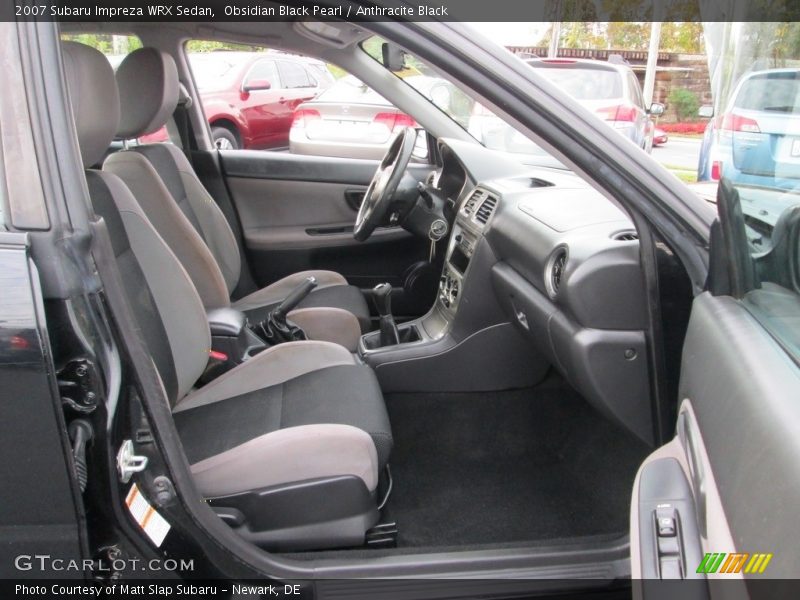 Obsidian Black Pearl / Anthracite Black 2007 Subaru Impreza WRX Sedan
