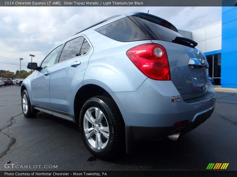 Silver Topaz Metallic / Light Titanium/Jet Black 2014 Chevrolet Equinox LT AWD