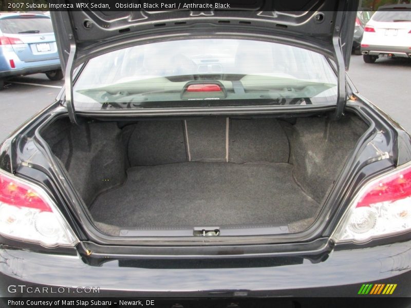 Obsidian Black Pearl / Anthracite Black 2007 Subaru Impreza WRX Sedan