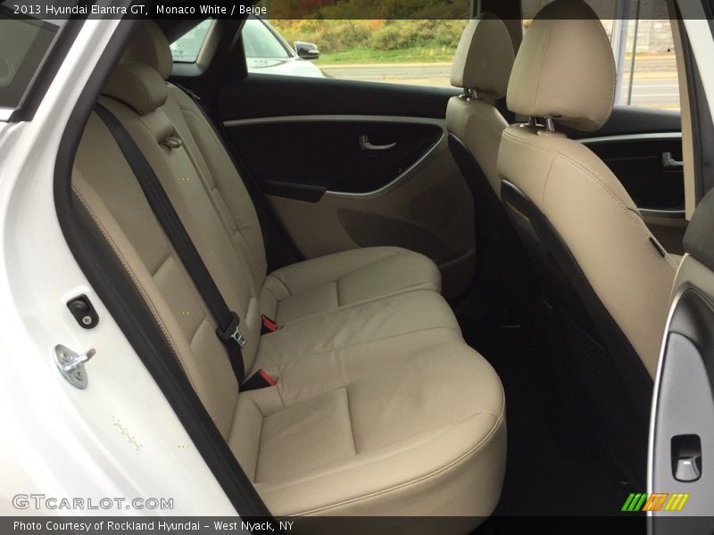 Monaco White / Beige 2013 Hyundai Elantra GT