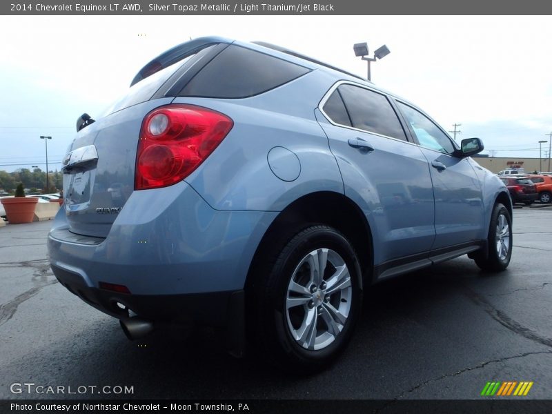 Silver Topaz Metallic / Light Titanium/Jet Black 2014 Chevrolet Equinox LT AWD