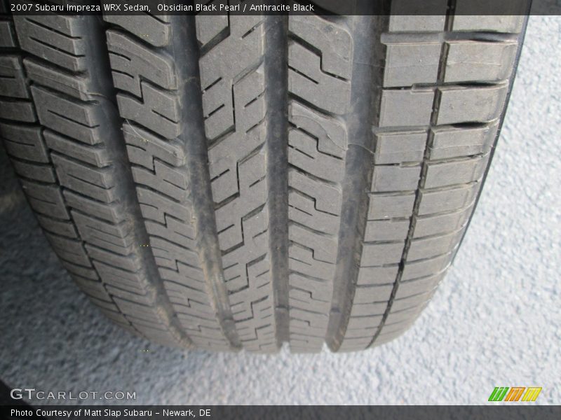 Obsidian Black Pearl / Anthracite Black 2007 Subaru Impreza WRX Sedan