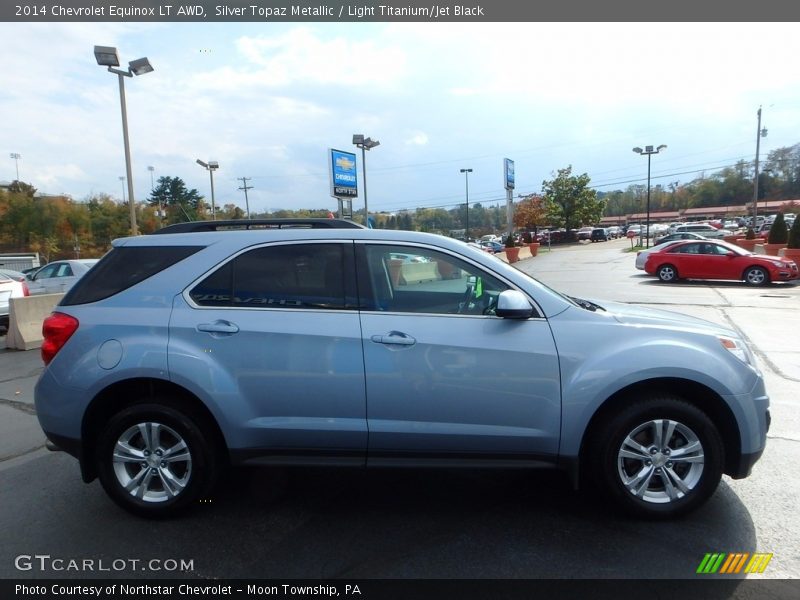 Silver Topaz Metallic / Light Titanium/Jet Black 2014 Chevrolet Equinox LT AWD