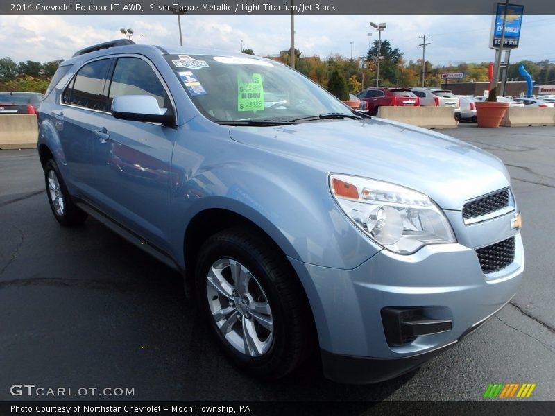 Silver Topaz Metallic / Light Titanium/Jet Black 2014 Chevrolet Equinox LT AWD