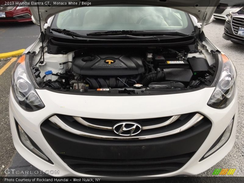 Monaco White / Beige 2013 Hyundai Elantra GT