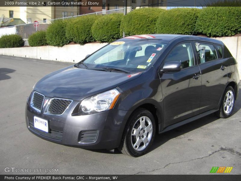 Carbon Gray Metallic / Ebony 2009 Pontiac Vibe 2.4