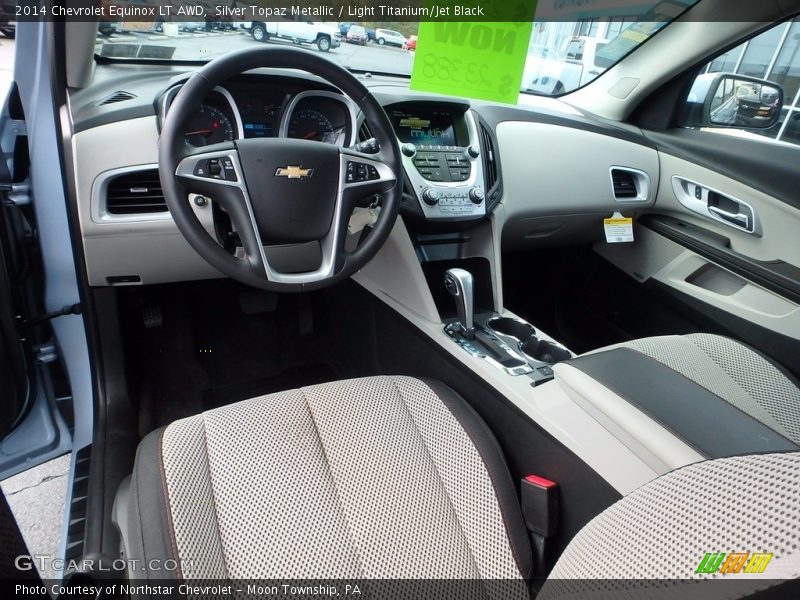 Silver Topaz Metallic / Light Titanium/Jet Black 2014 Chevrolet Equinox LT AWD