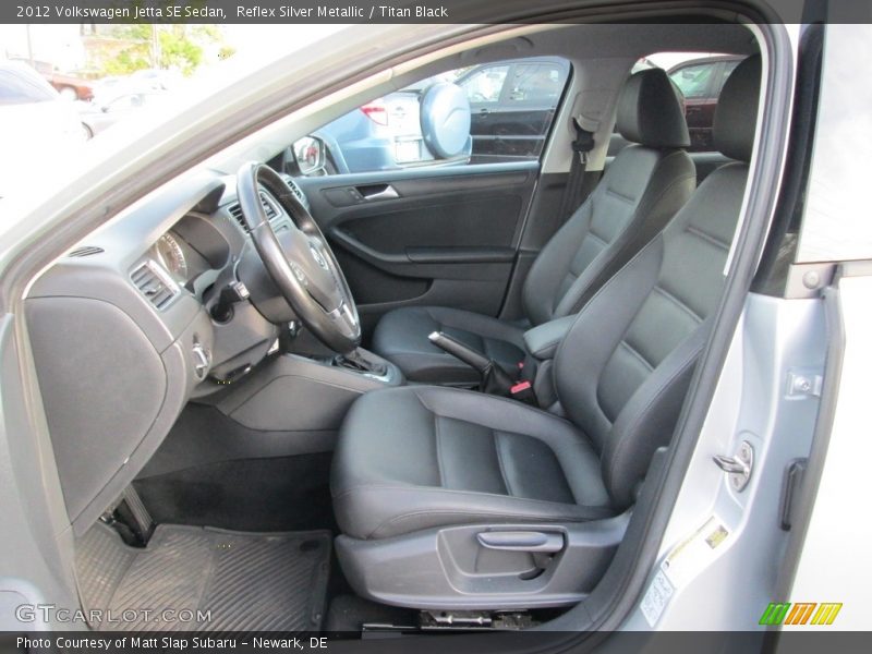 Reflex Silver Metallic / Titan Black 2012 Volkswagen Jetta SE Sedan