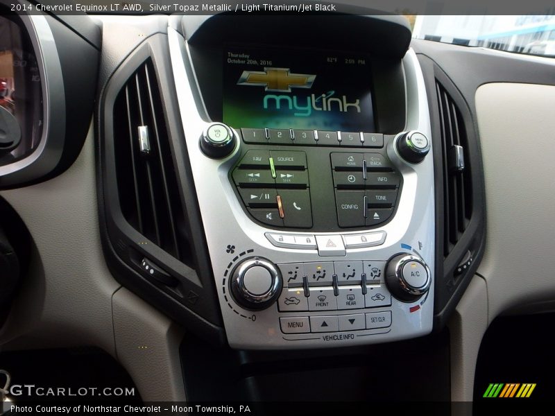 Silver Topaz Metallic / Light Titanium/Jet Black 2014 Chevrolet Equinox LT AWD