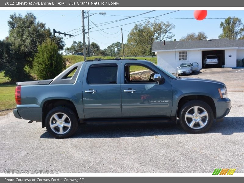 Blue Granite Metallic / Ebony 2012 Chevrolet Avalanche LT 4x4
