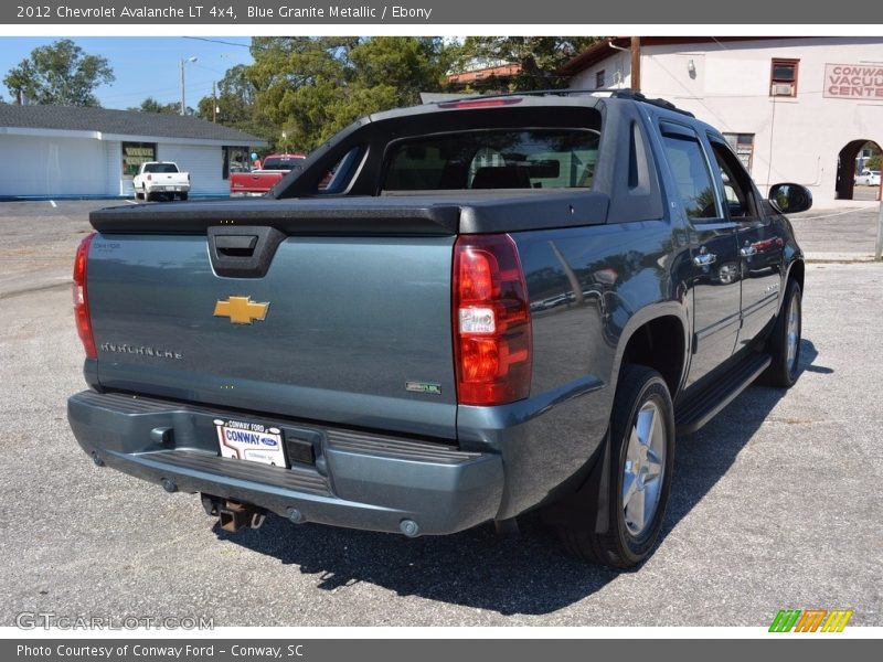 Blue Granite Metallic / Ebony 2012 Chevrolet Avalanche LT 4x4