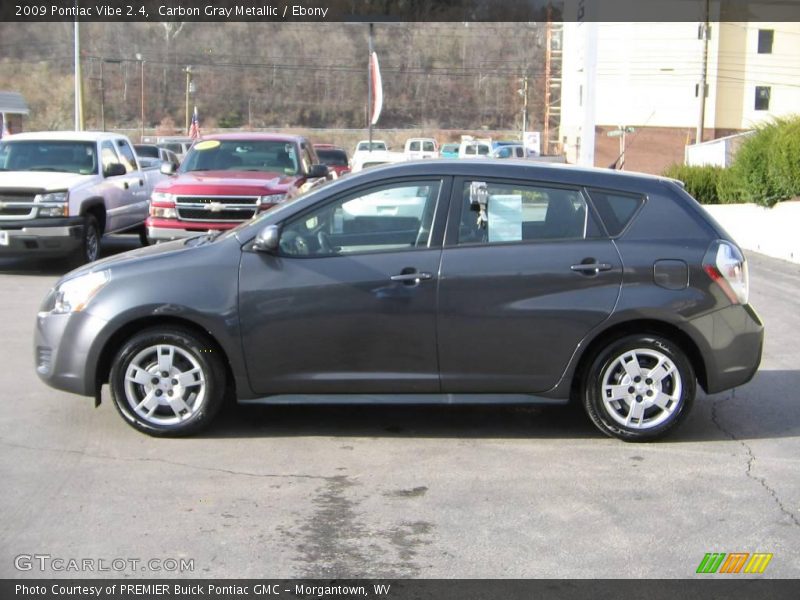 Carbon Gray Metallic / Ebony 2009 Pontiac Vibe 2.4