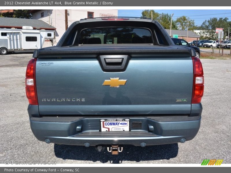 Blue Granite Metallic / Ebony 2012 Chevrolet Avalanche LT 4x4
