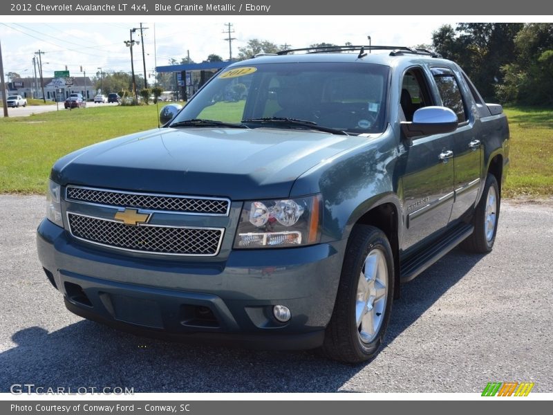 Blue Granite Metallic / Ebony 2012 Chevrolet Avalanche LT 4x4