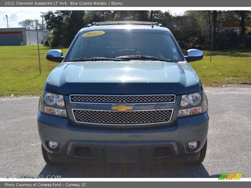 Blue Granite Metallic / Ebony 2012 Chevrolet Avalanche LT 4x4