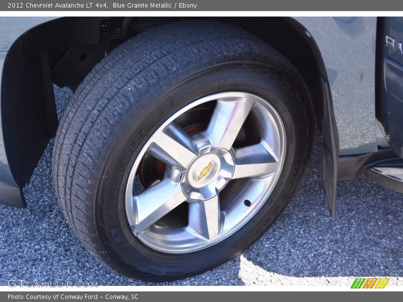 Blue Granite Metallic / Ebony 2012 Chevrolet Avalanche LT 4x4