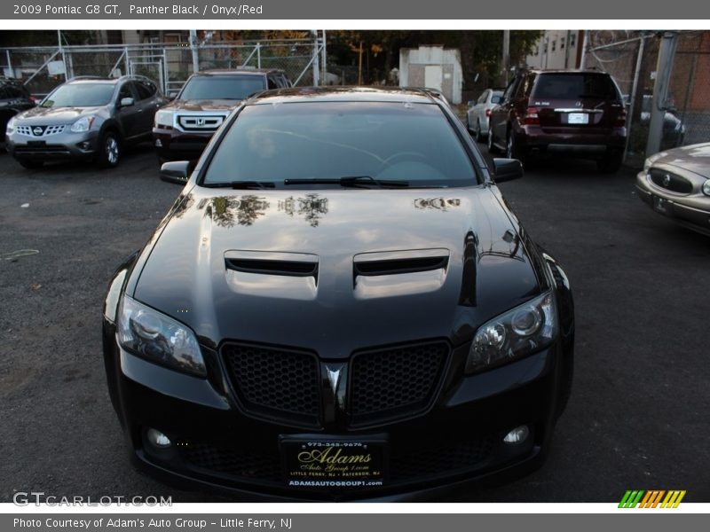 Panther Black / Onyx/Red 2009 Pontiac G8 GT