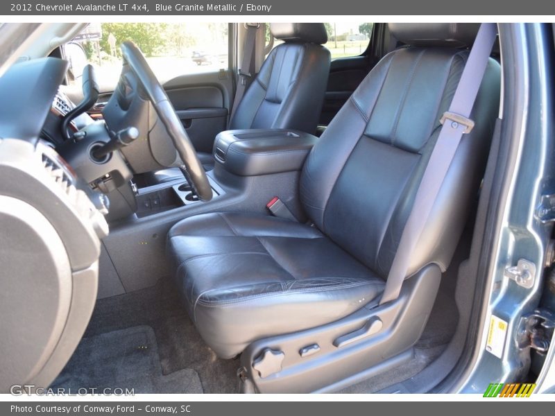 Blue Granite Metallic / Ebony 2012 Chevrolet Avalanche LT 4x4
