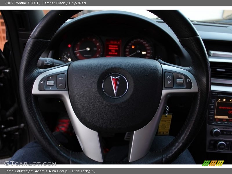 Panther Black / Onyx/Red 2009 Pontiac G8 GT