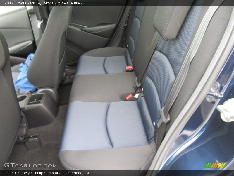 Rear Seat of 2017 Yaris iA 