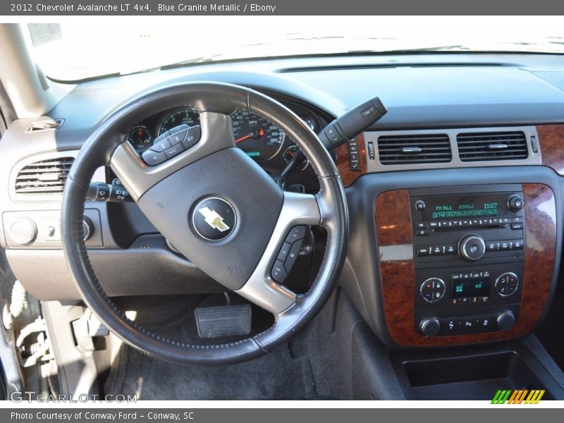 Blue Granite Metallic / Ebony 2012 Chevrolet Avalanche LT 4x4