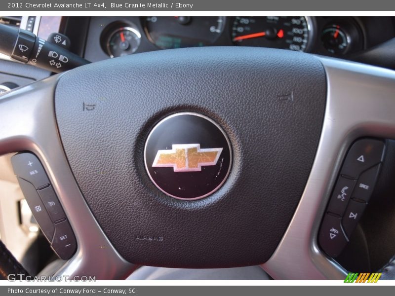 Blue Granite Metallic / Ebony 2012 Chevrolet Avalanche LT 4x4